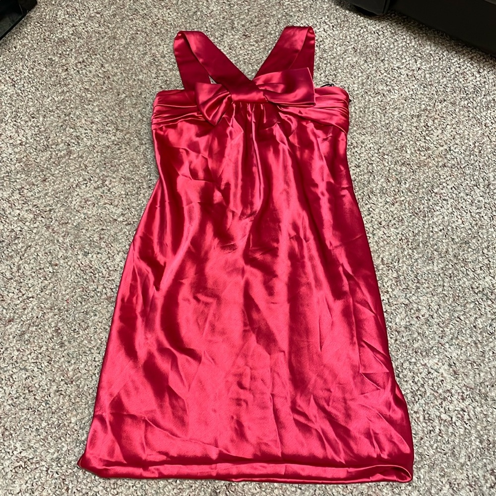 Abs Allen Schwartz satin dress
